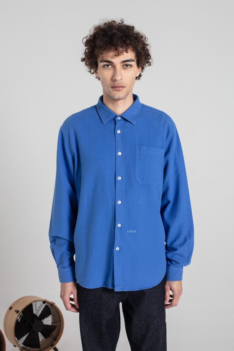 Cosmo - Chemise en oxford français - BLEU, seconde vue