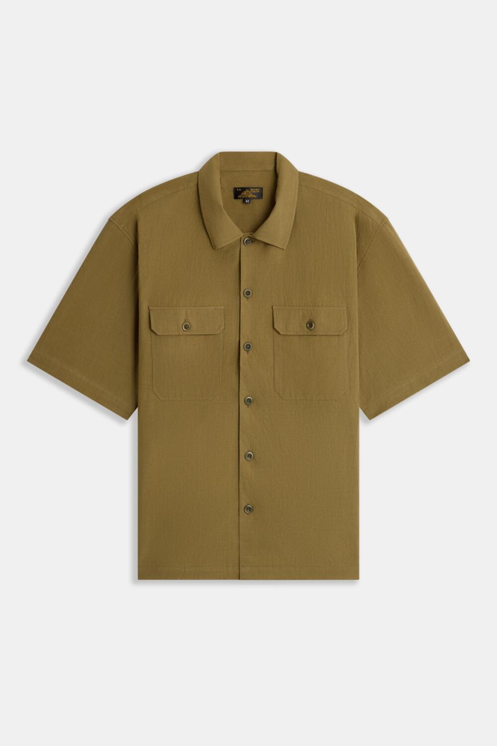 CADELL - MILITARY SHIRT - L, ORANGE