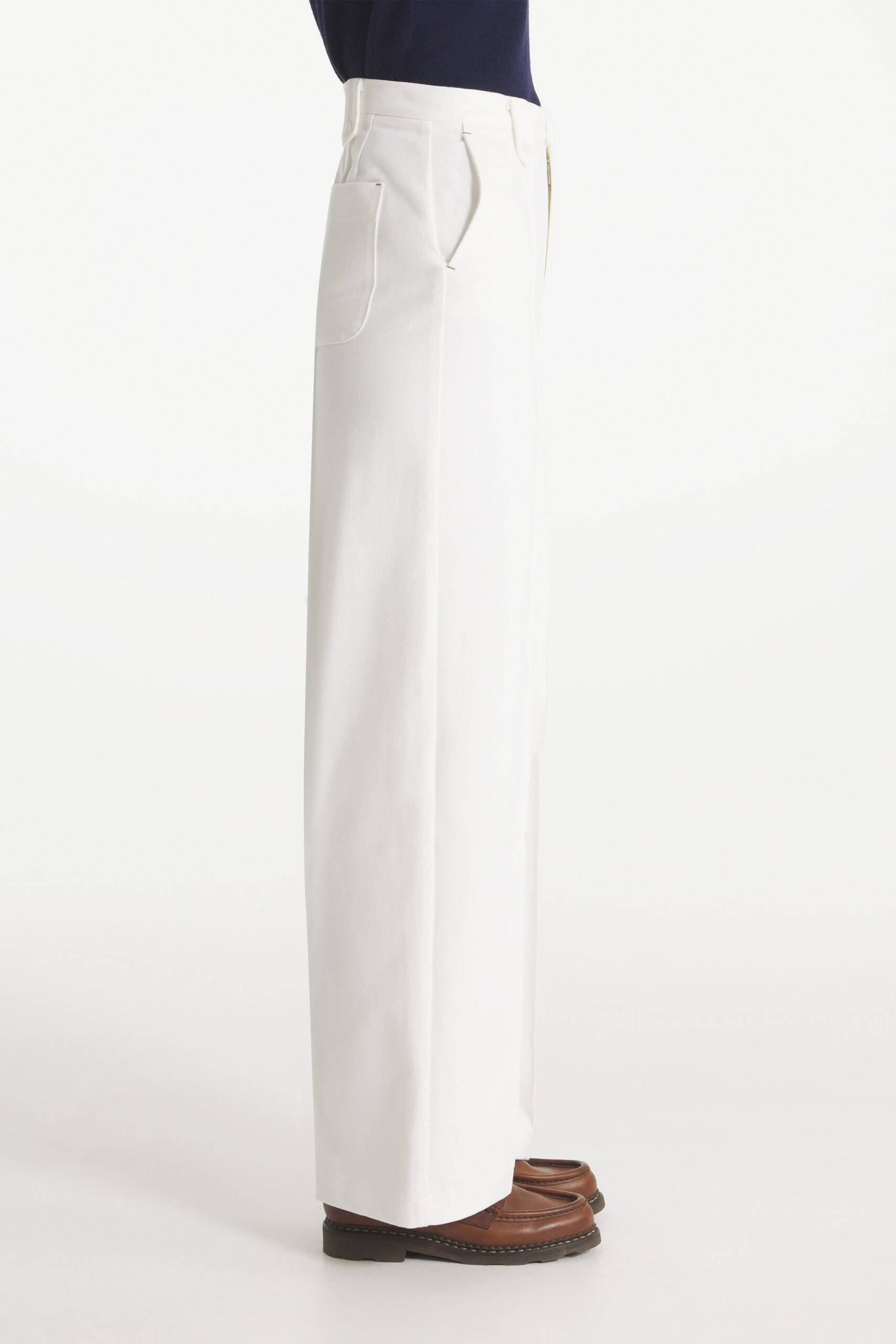 PIN - Pantalon en denim Seventies - 38, ECRU