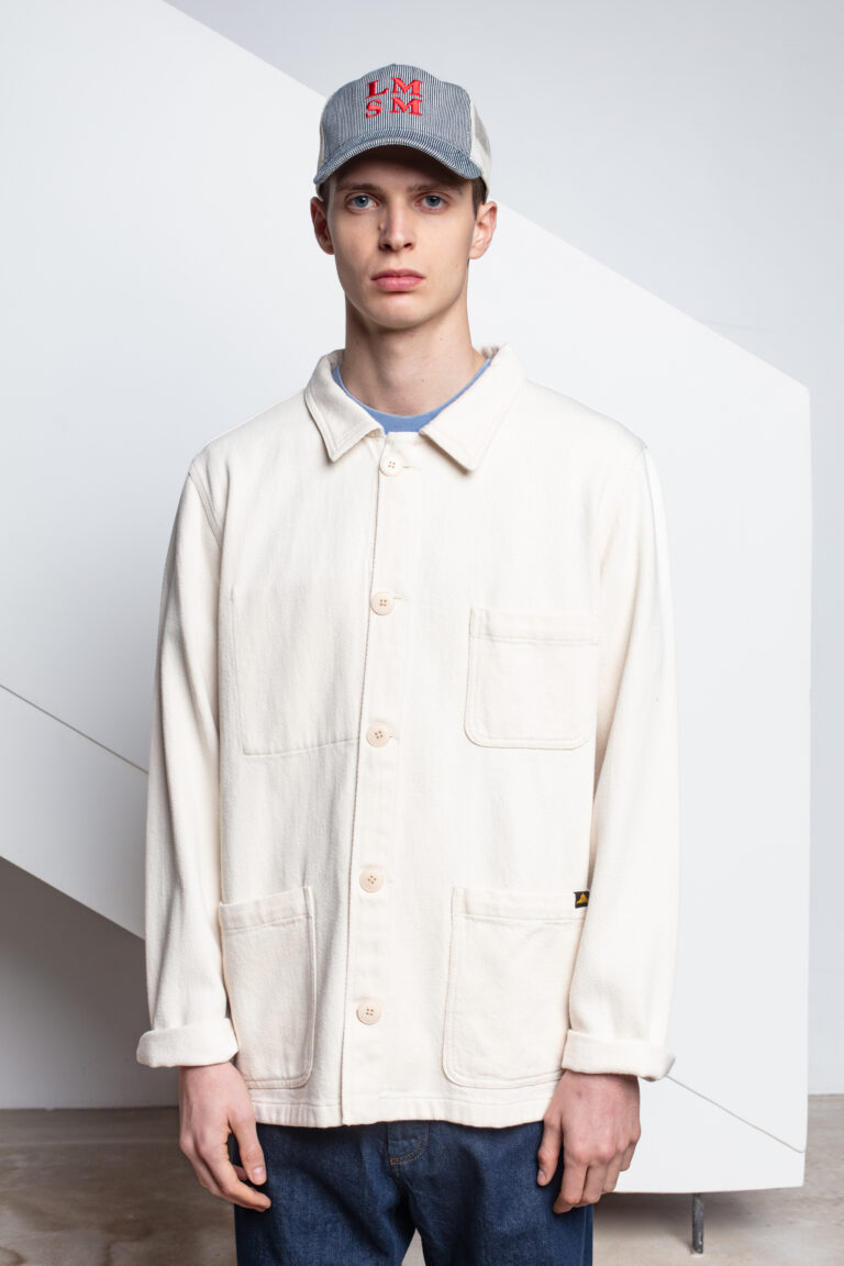 Vary - Twill work jacket - OFFWHITE, seconde vue