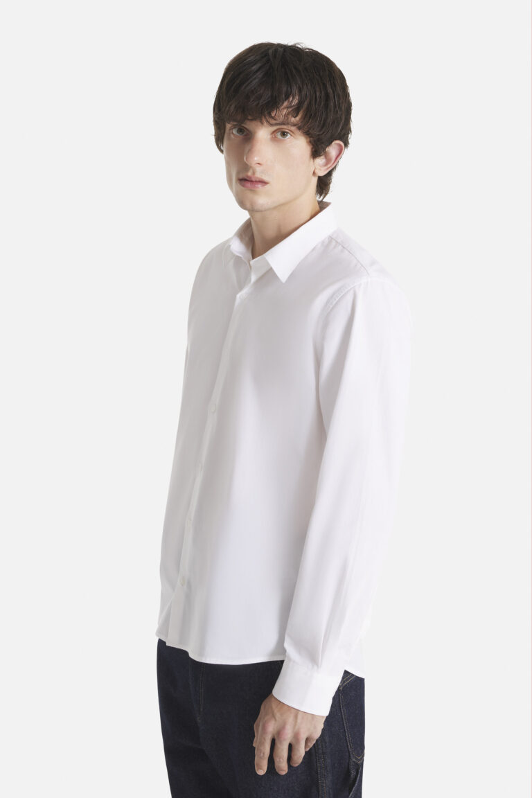 CAMI - CHEMISE EN POPELINE - BLANC, seconde vue