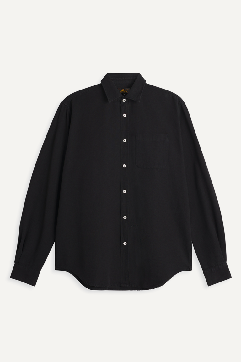 Cosmo - Chemise en oxford français - NOIR