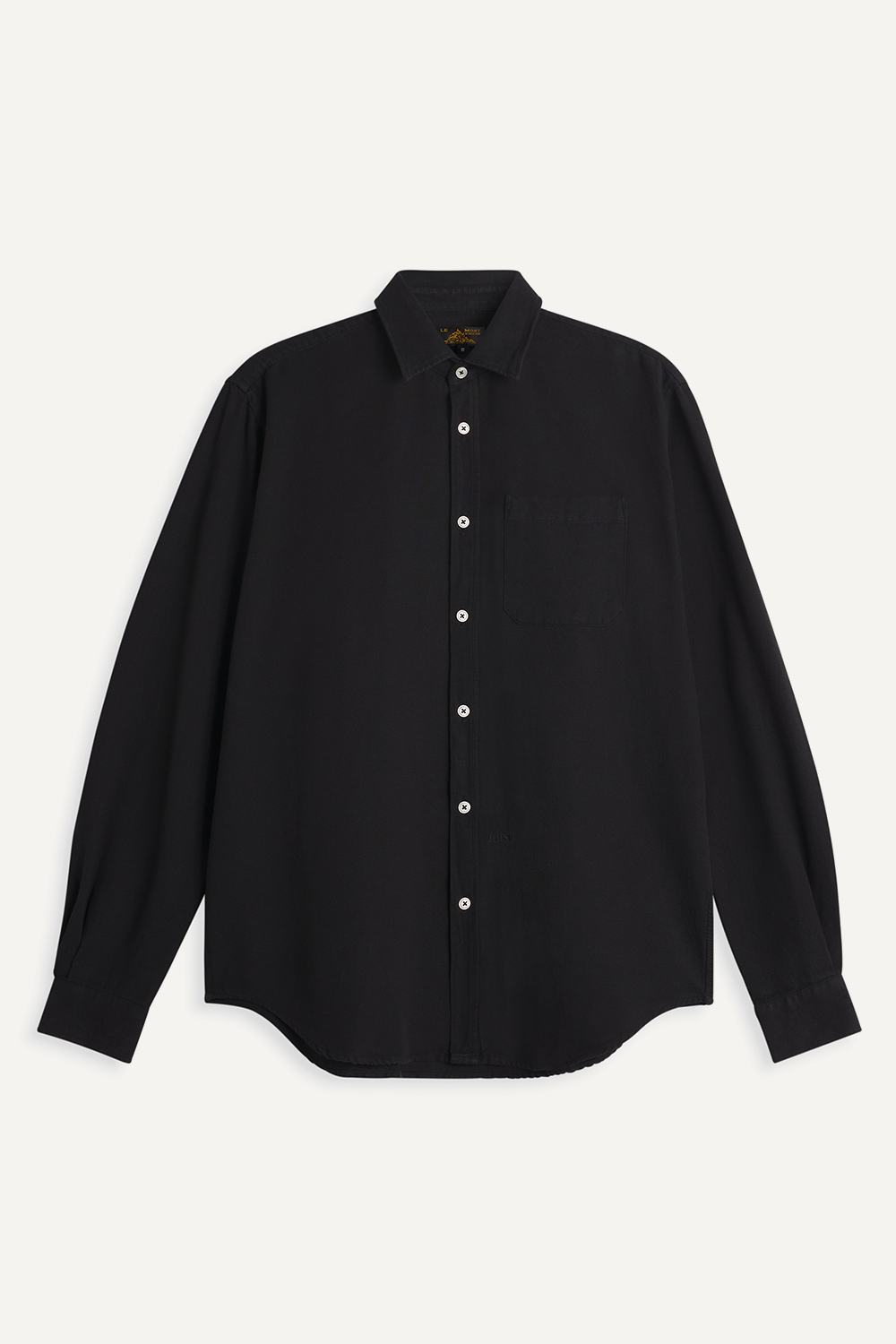 Cosmo - French oxford shirt - XS, BLACK