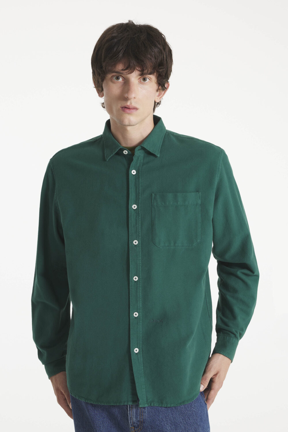 Cosmo - Chemise en oxford français - M, VERT FORET