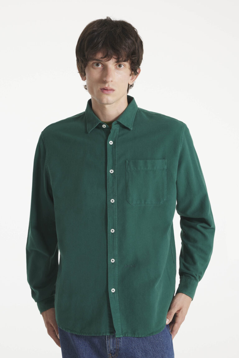 Cosmo - Chemise en oxford français - VERT FORET