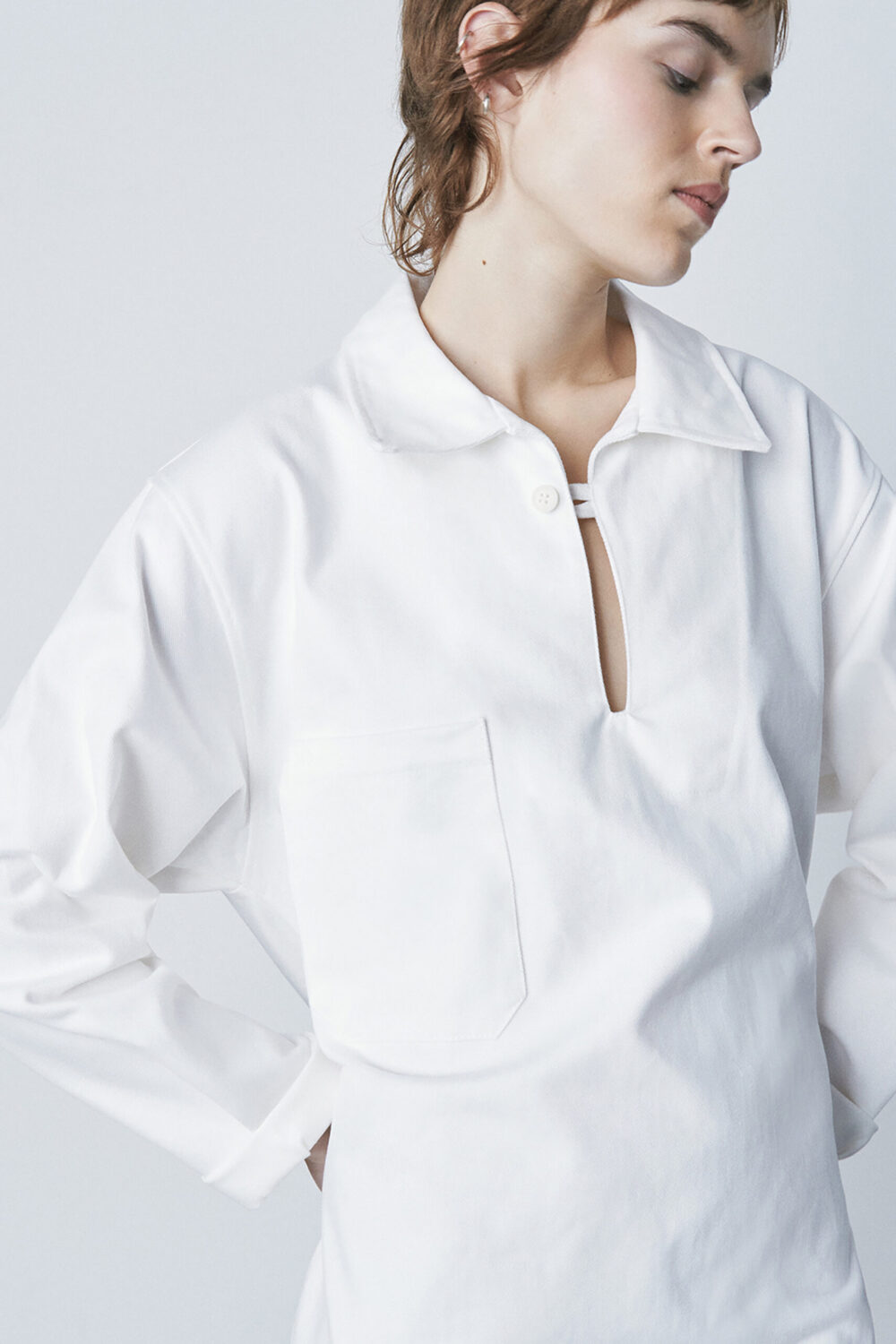 RIVIERA - SAILOR DRESS - 40, OFFWHITE