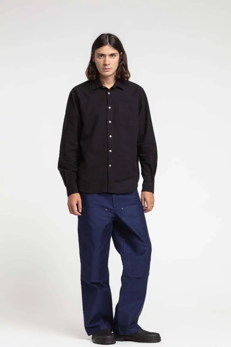 Cosmo - Chemise en oxford français - NOIR, seconde vue