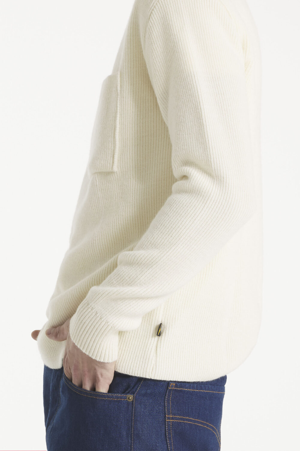 Salaun - Virgin wool sweater - M, OFFWHITE