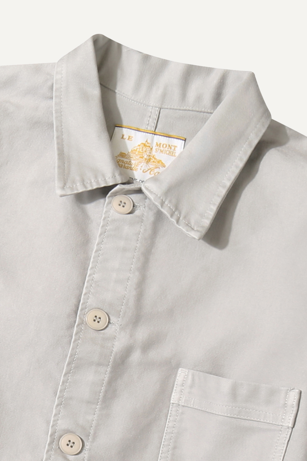 La Véritable Veste de Travail - GRIS CLAIR, seconde vue