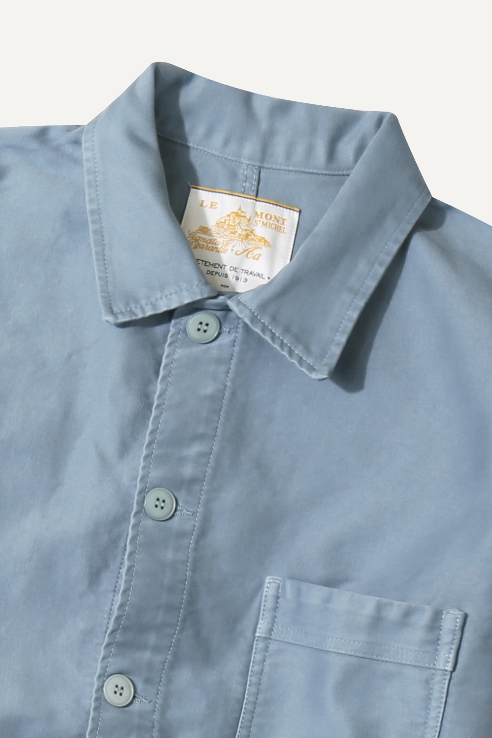 La Véritable Veste de Travail - BLEU CIEL, seconde vue