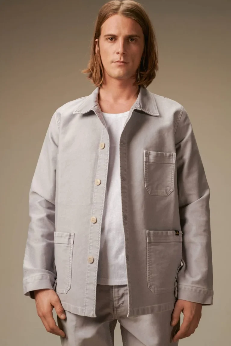 Vintage Washed work jacket - GREY, seconde vue
