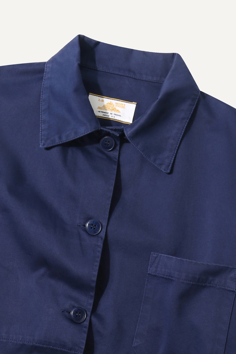 Gabardine work jacket - BLUE, seconde vue