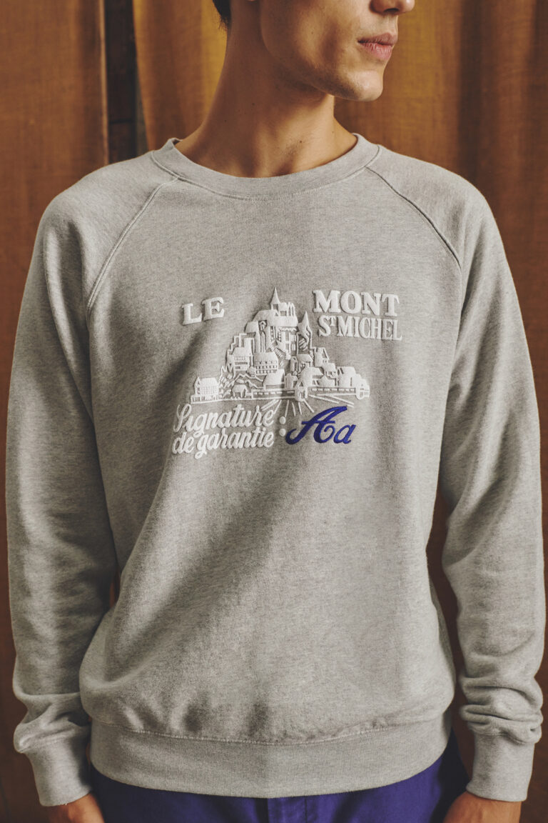 TOKI - SWEAT IMPRIMÉ - GRIS, seconde vue