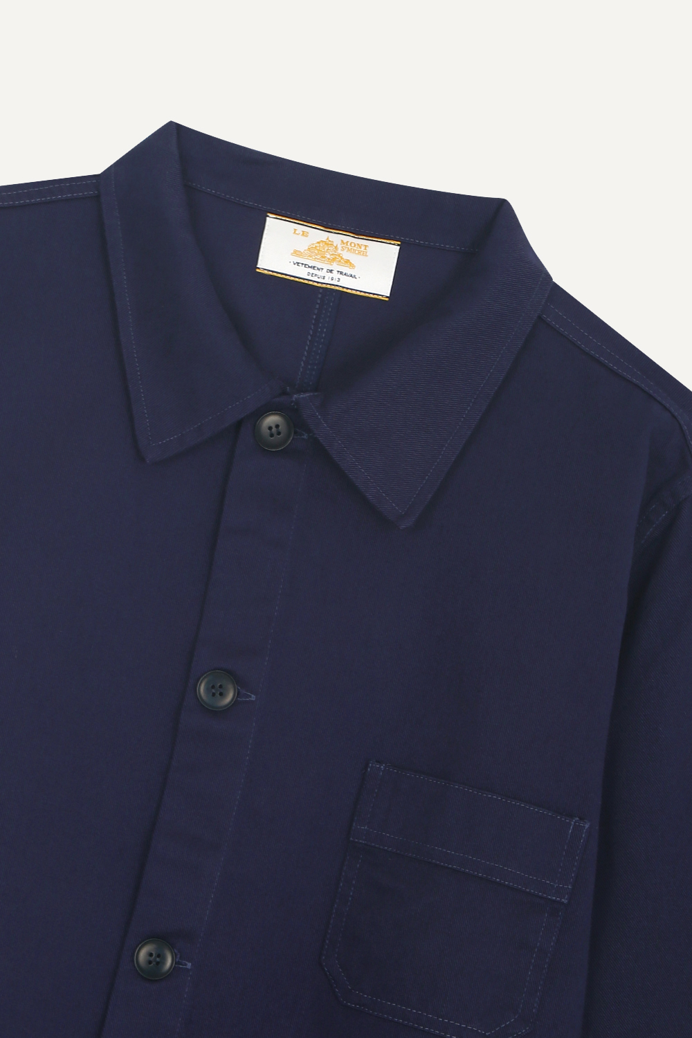 Veste de Travail en sergé - MARINE, seconde vue