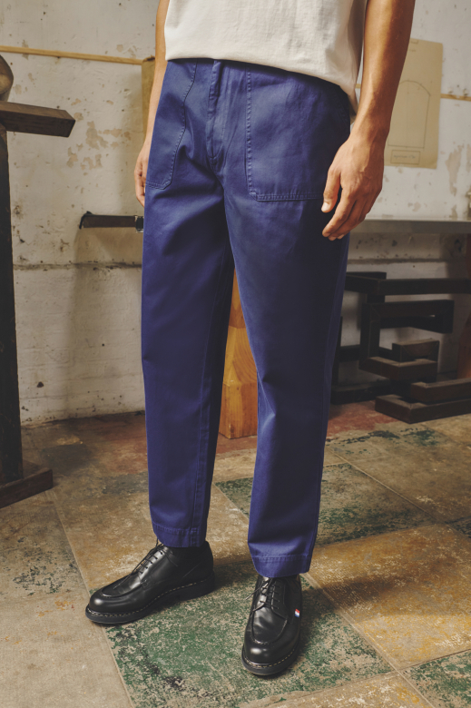 Pascal - Pantalon de travail en gabardine - XS, BLEU