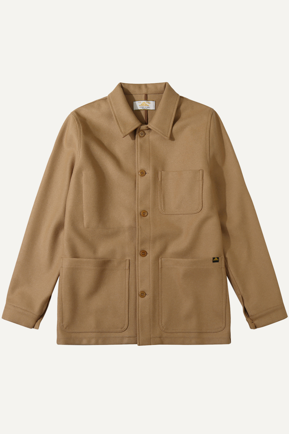 Victorien - Veste de Travail en laine - 46, CAMEL