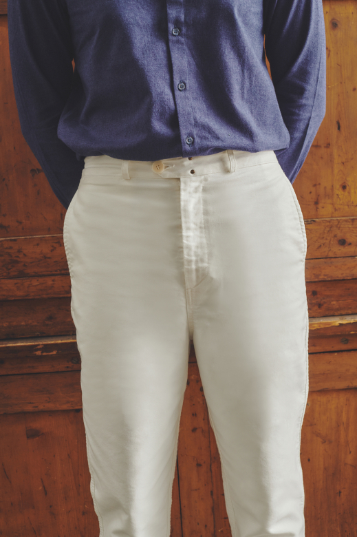 Paulin - Vintage Washed Work Pants - XXL, OFFWHITE