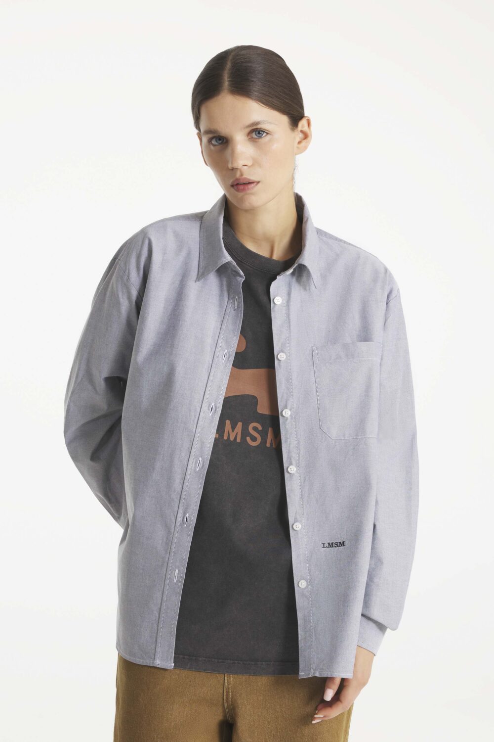 Cosmoise - Oxford shirt - S, BLACK