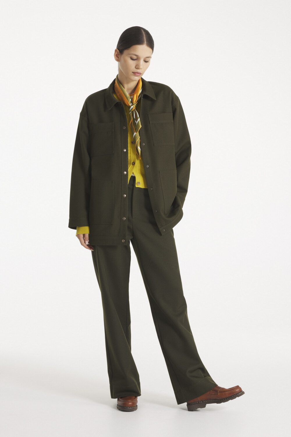PAOMA - WOOL PANTS - 38, sand
