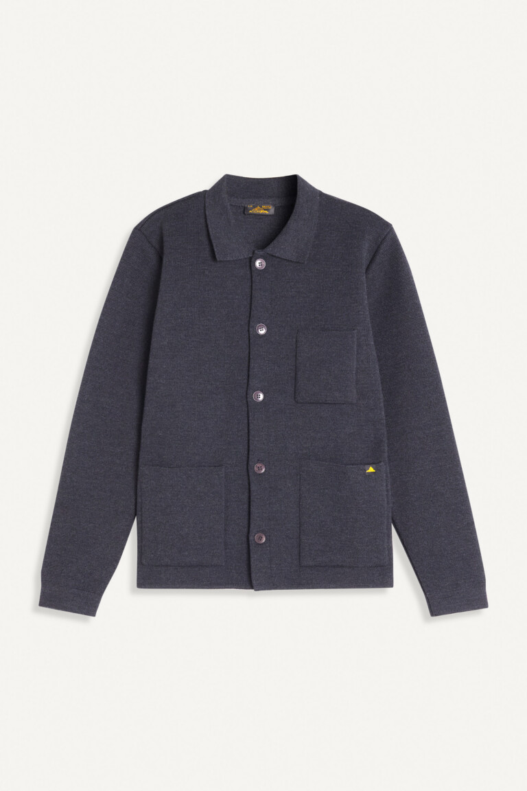GUINO - WORK CARDIGAN - GREY
