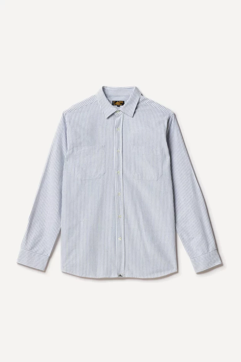 CANTIN - BRUSHED OXFORD SHIRT - BLUE