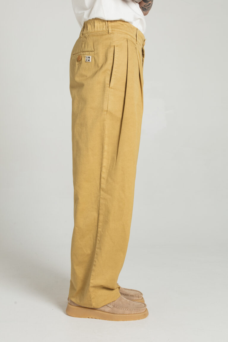 Pitt - Pantalon large en gabardine - BEIGE, seconde vue