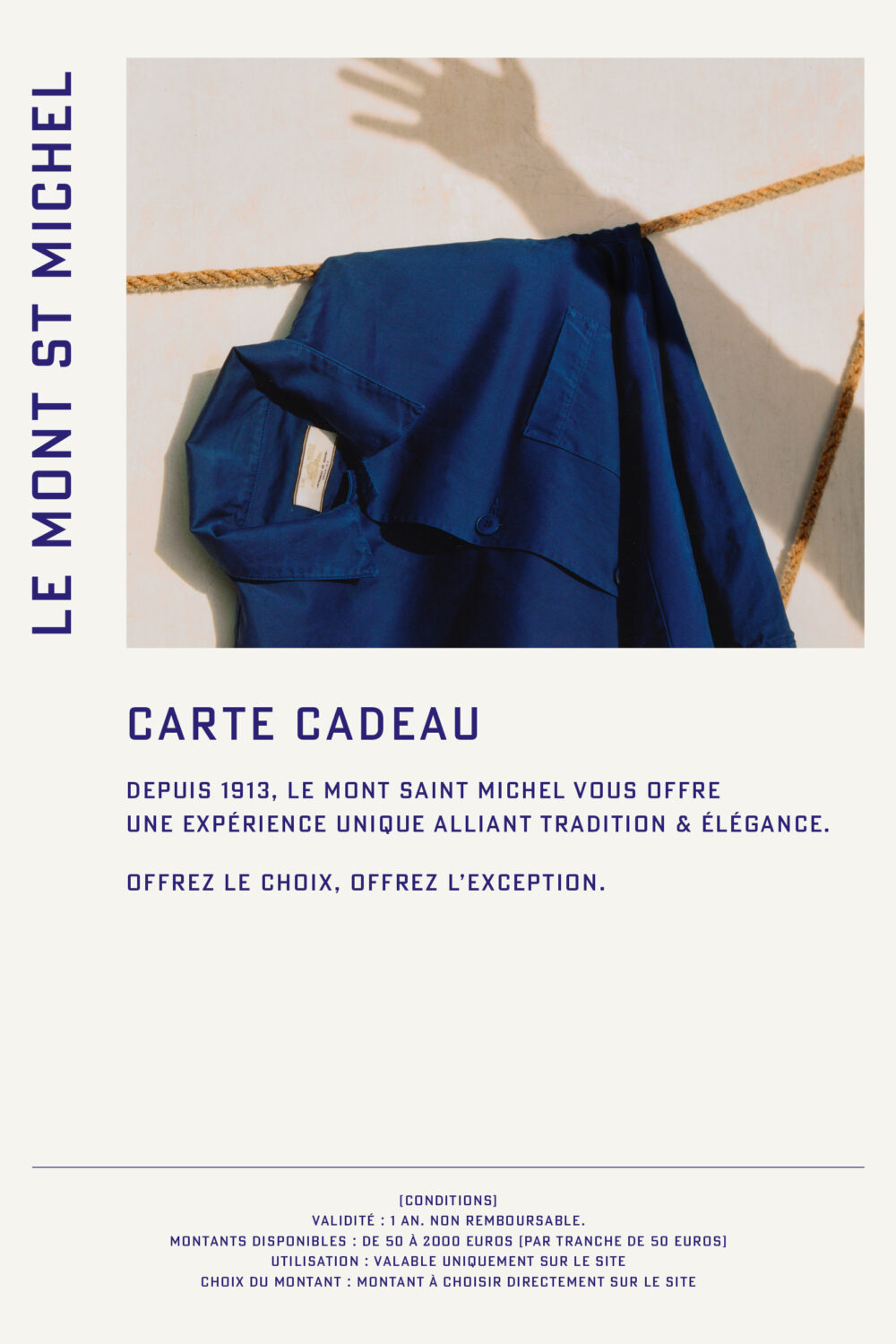 Le Mont Saint Michel gift card - 50 €