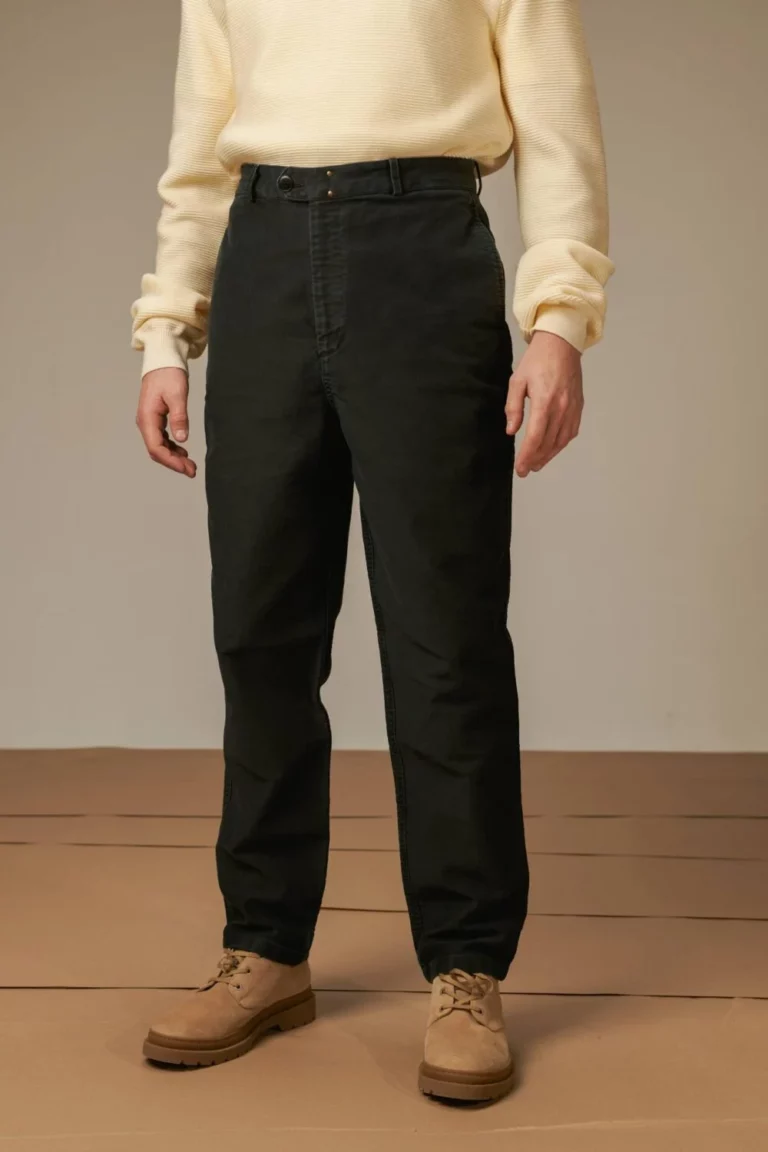 Paulin - Pantalon de Travail Vintage Washed - NOIR, seconde vue