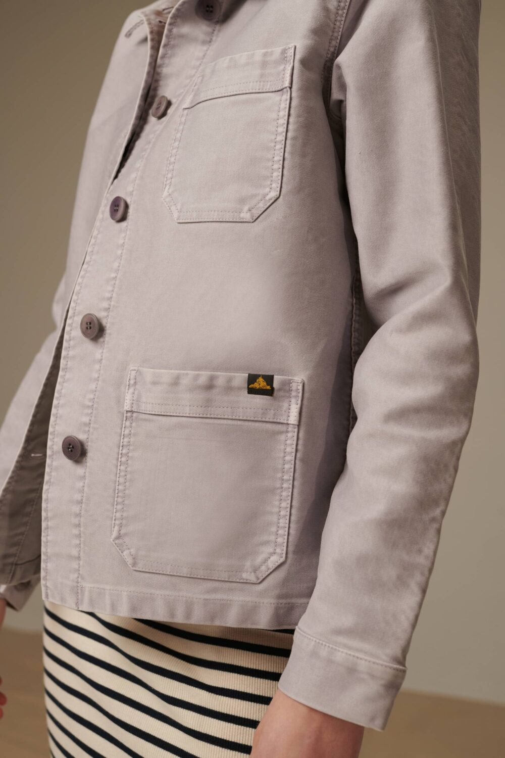 Vintage Washed work jacket - GREY, seconde vue