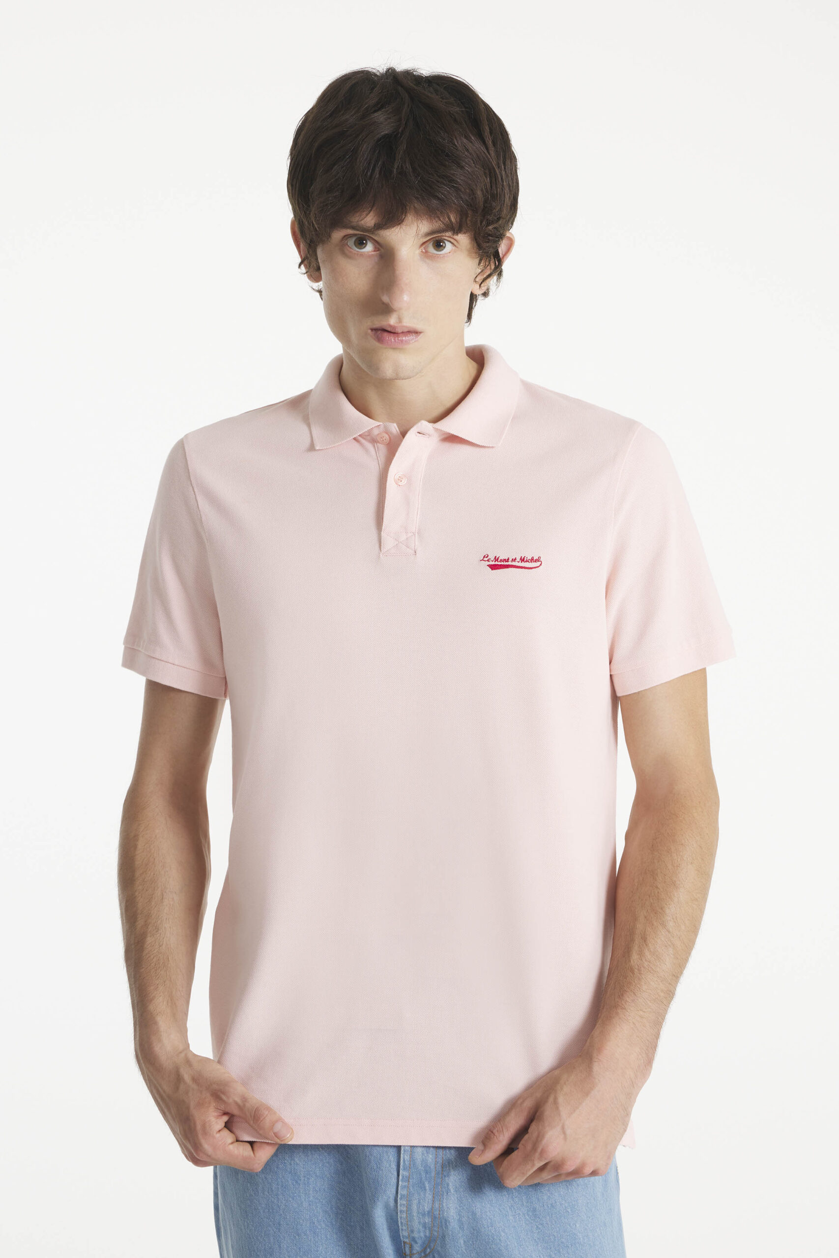 TOUNY - POLO PATCH - ROSE, seconde vue