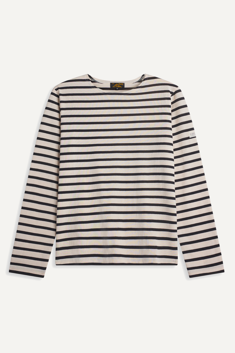 Thurin - Marinière with long sleeves - OFFWHITE/BLACK