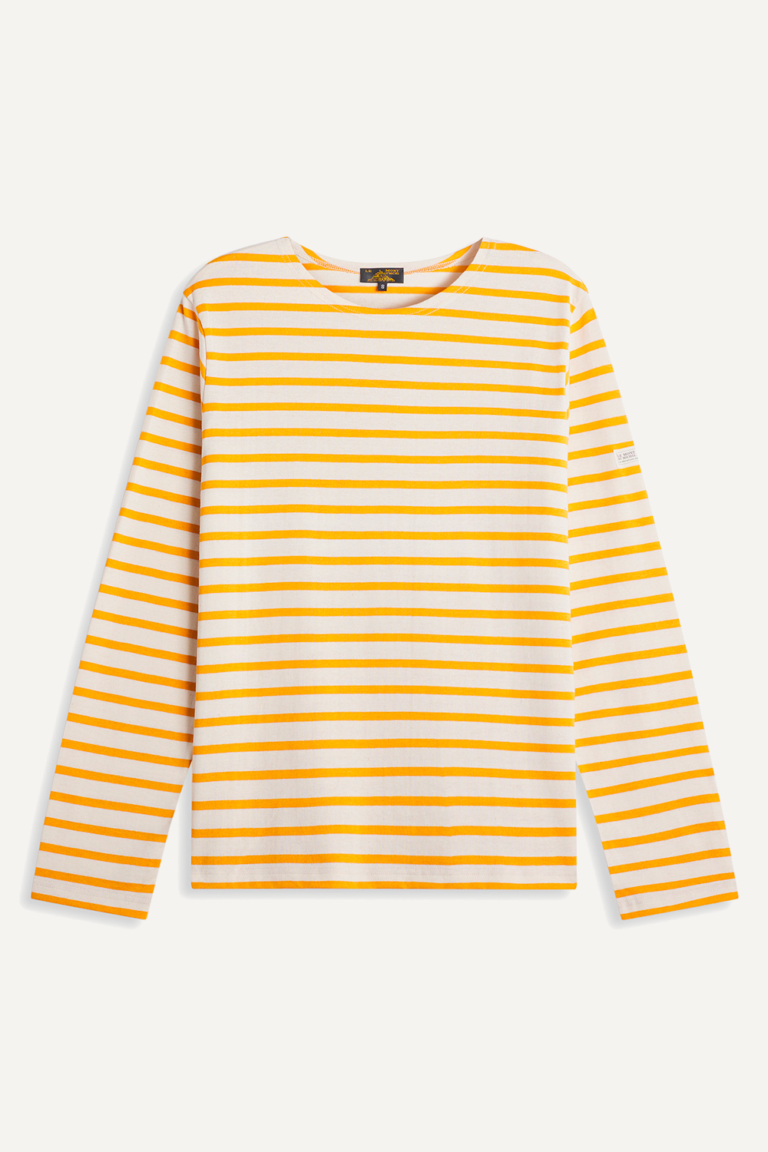 Thurin - Marinière with long sleeves - OFFWHITE/SPICE