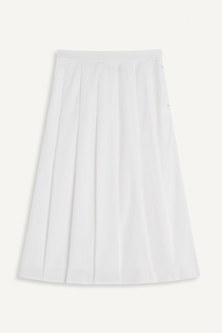 JOPELI - PLEATED SKIRT - OFFWHITE