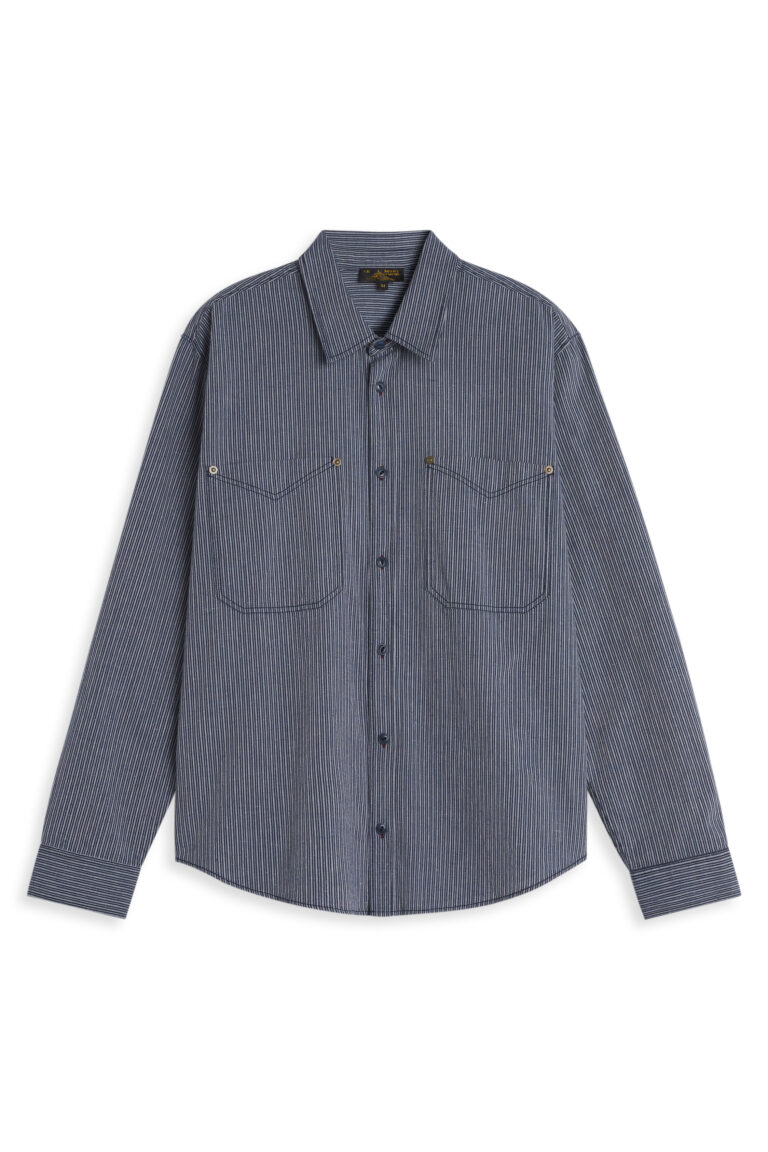CED - CHEMISE À RAYURES - MARINE
