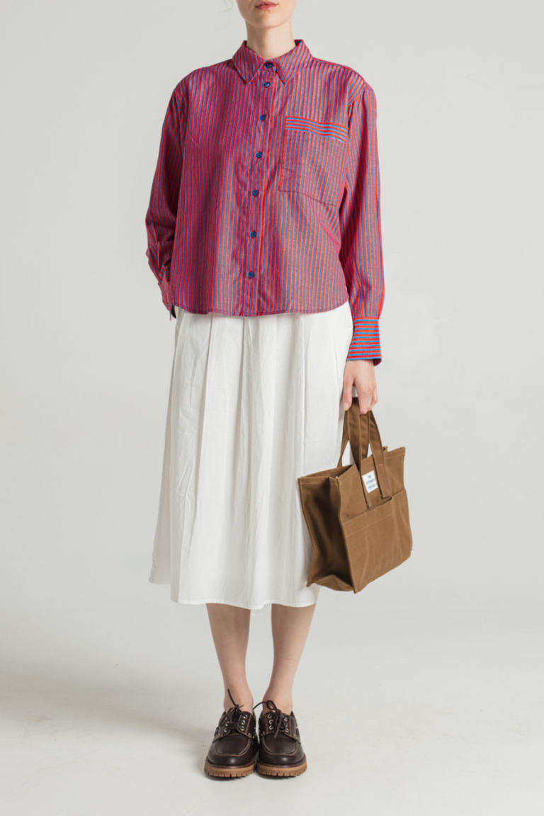 JOPELI - PLEATED SKIRT - OFFWHITE, seconde vue