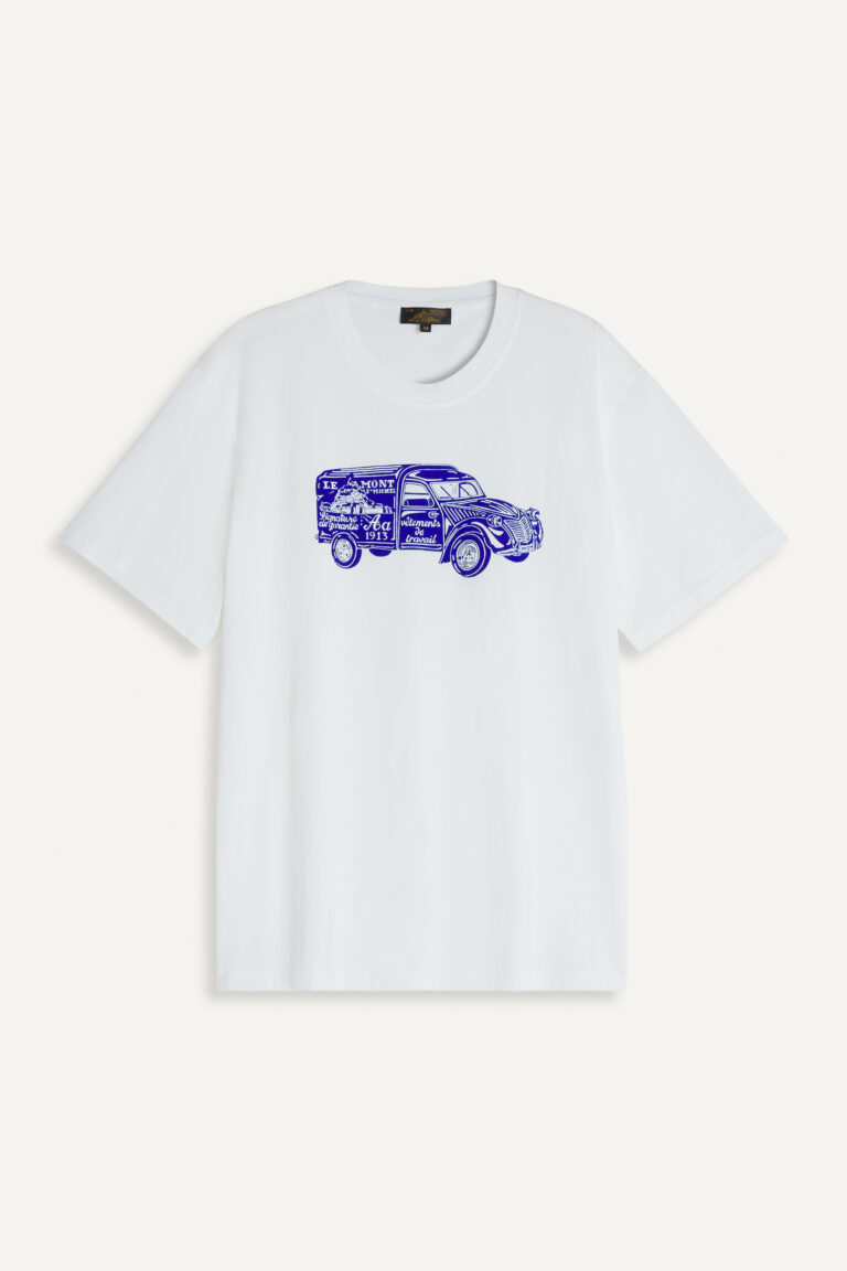 TERIU - T-SHIRT IMPRIMÉ CAMIONNETTE - BLANC