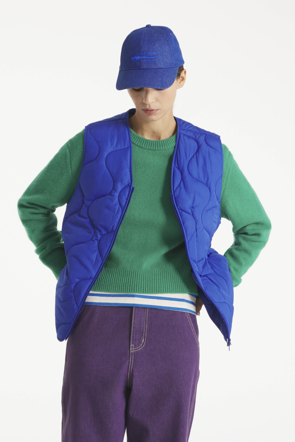SALVINO - PULL LAINE ET CACHEMIRE - M, VERT