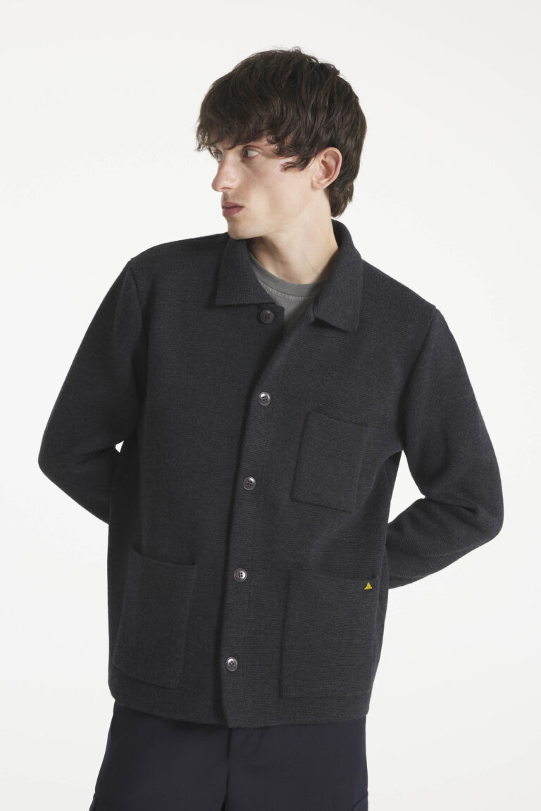 GUINO - CARDIGAN DE TRAVAIL - GRIS, seconde vue
