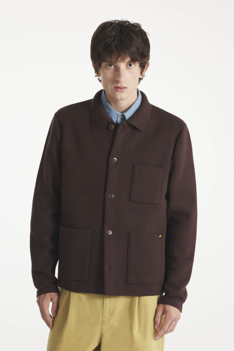 GUINO - CARDIGAN DE TRAVAIL - MOKA, seconde vue