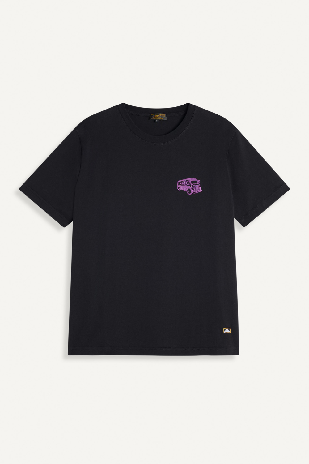 TOPI - T-SHIRT BRODÉ - M, NOIR
