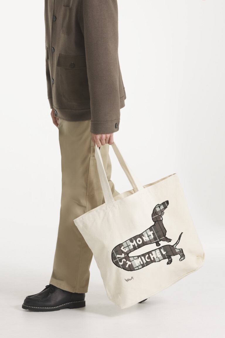 Tote Bag Dog - BROWN, seconde vue