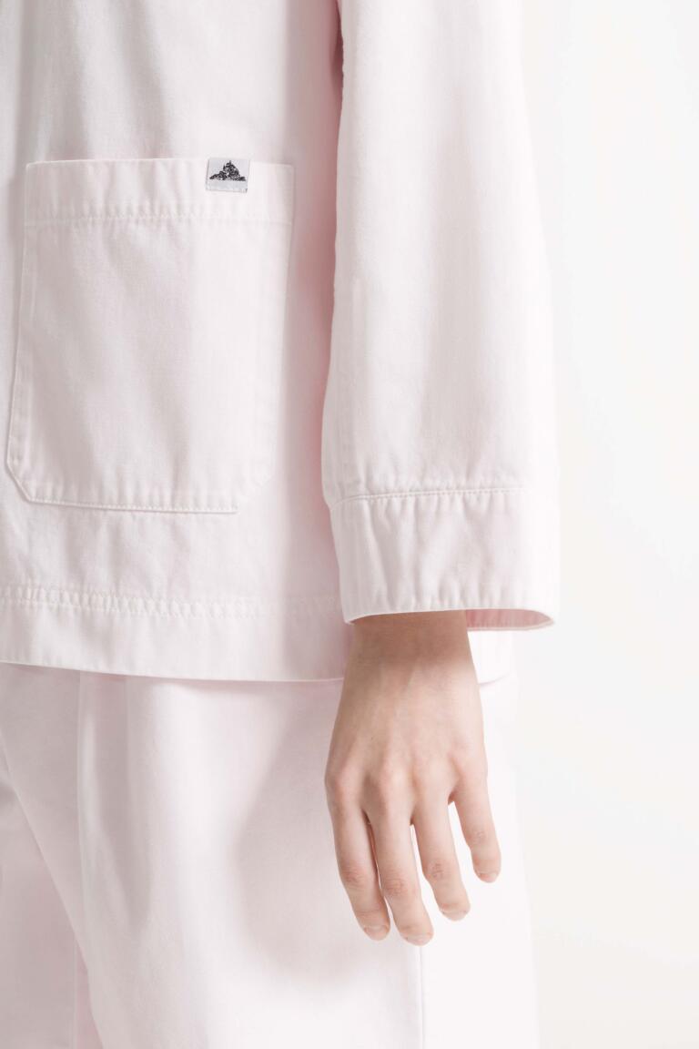 Gabardine work jacket - PINK, seconde vue