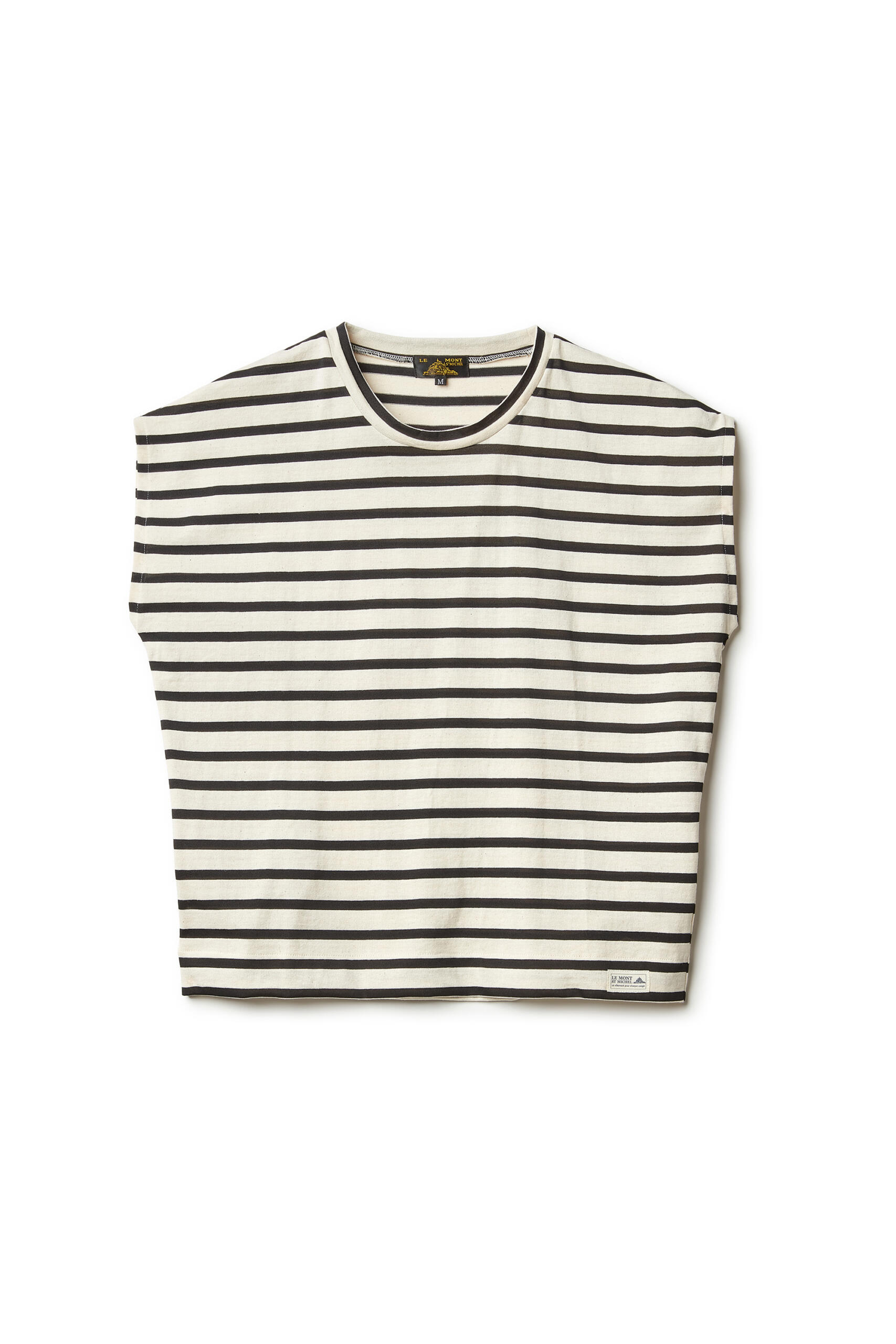 THEOXANE - MARINIERE TANK TOP - L, ECRU/NOIR