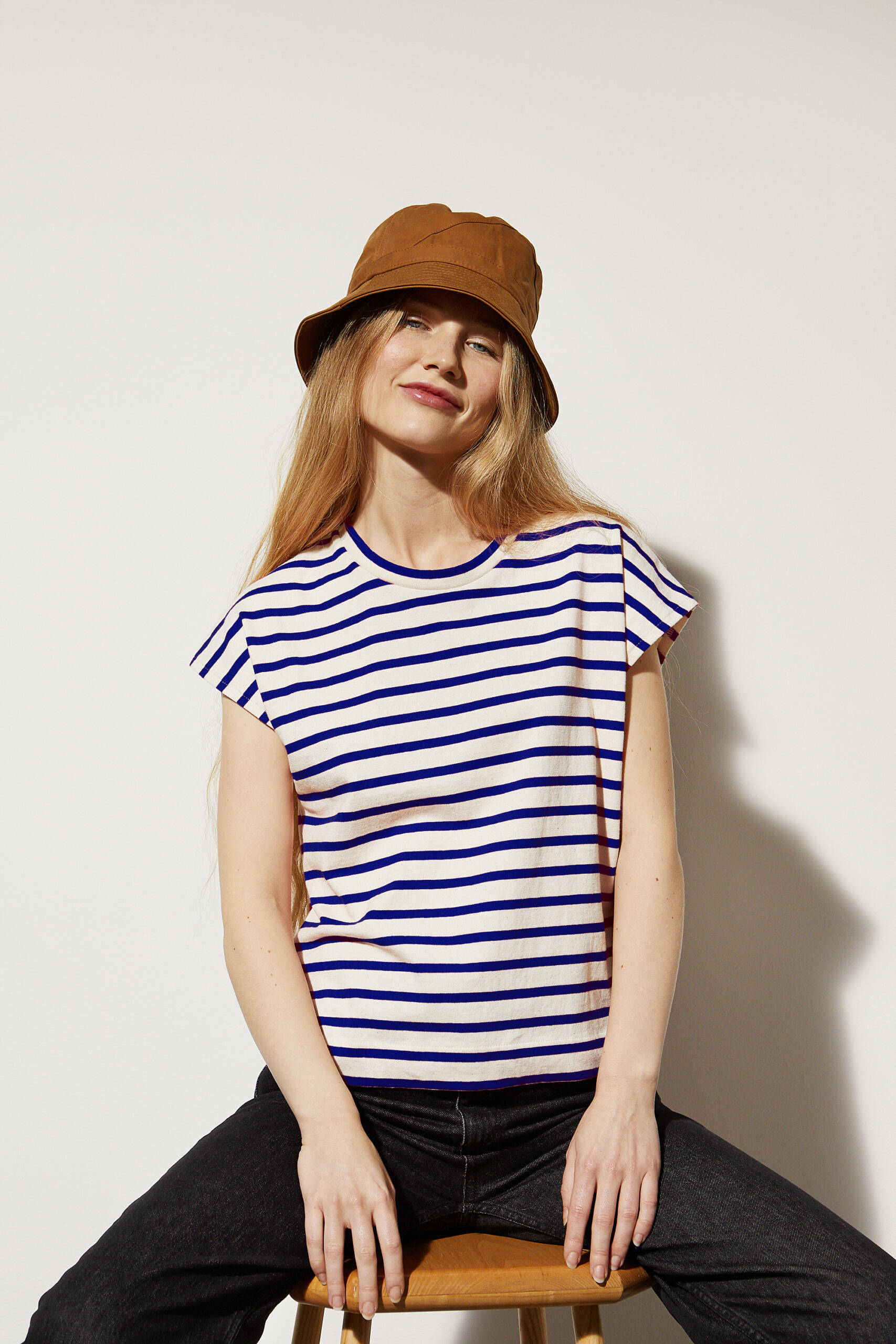 THEOXANE - MARINIERE TANK TOP - M, ECRU/MARINE