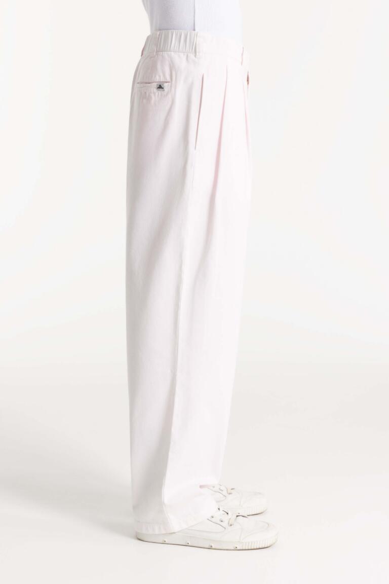 Pitt - Pantalon large en gabardine - ROSE, seconde vue