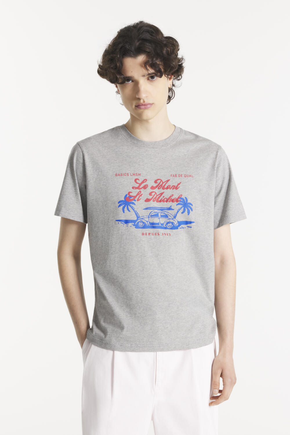 TRANOR - T-SHIRT IMPRIMÉ - XXL, grey melange