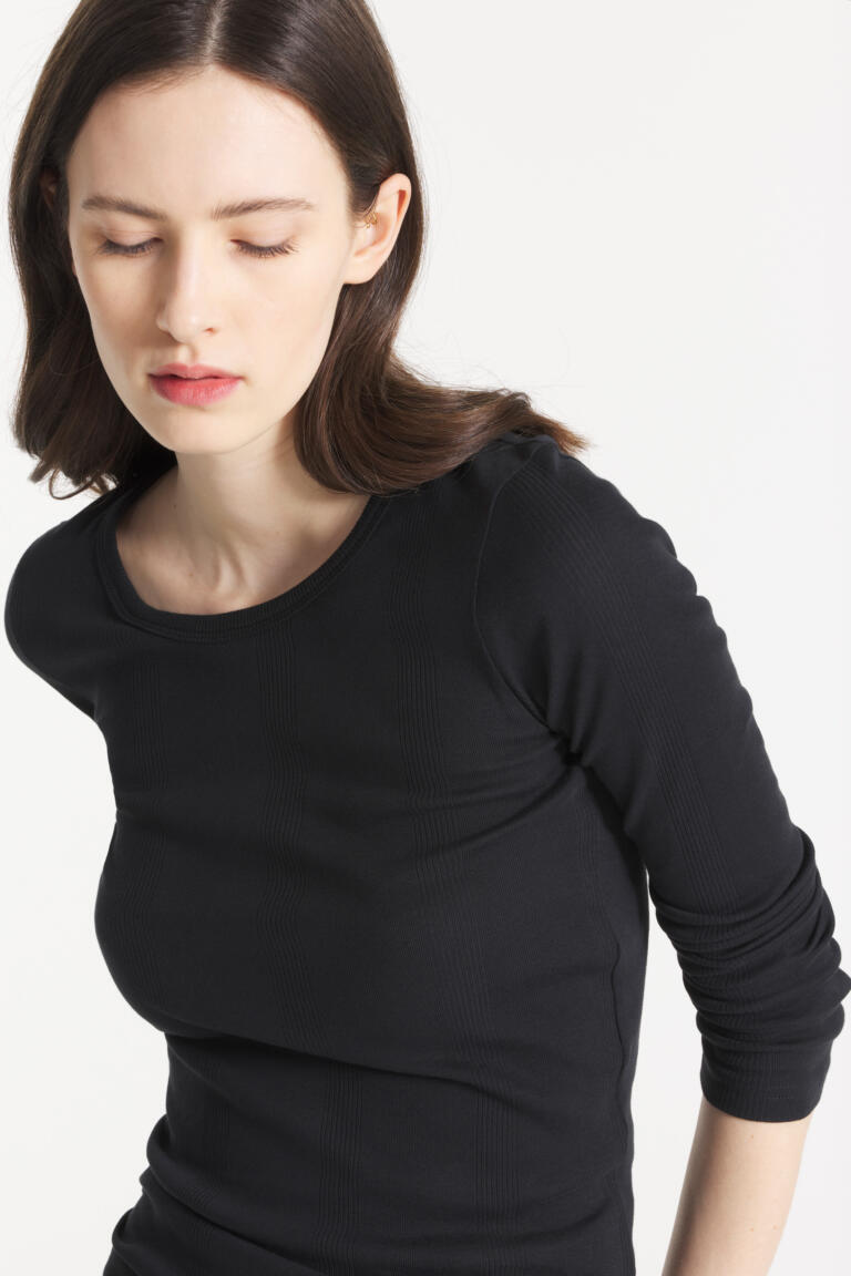 TARATATA - T-SHIRT EN COTON - NOIR, seconde vue