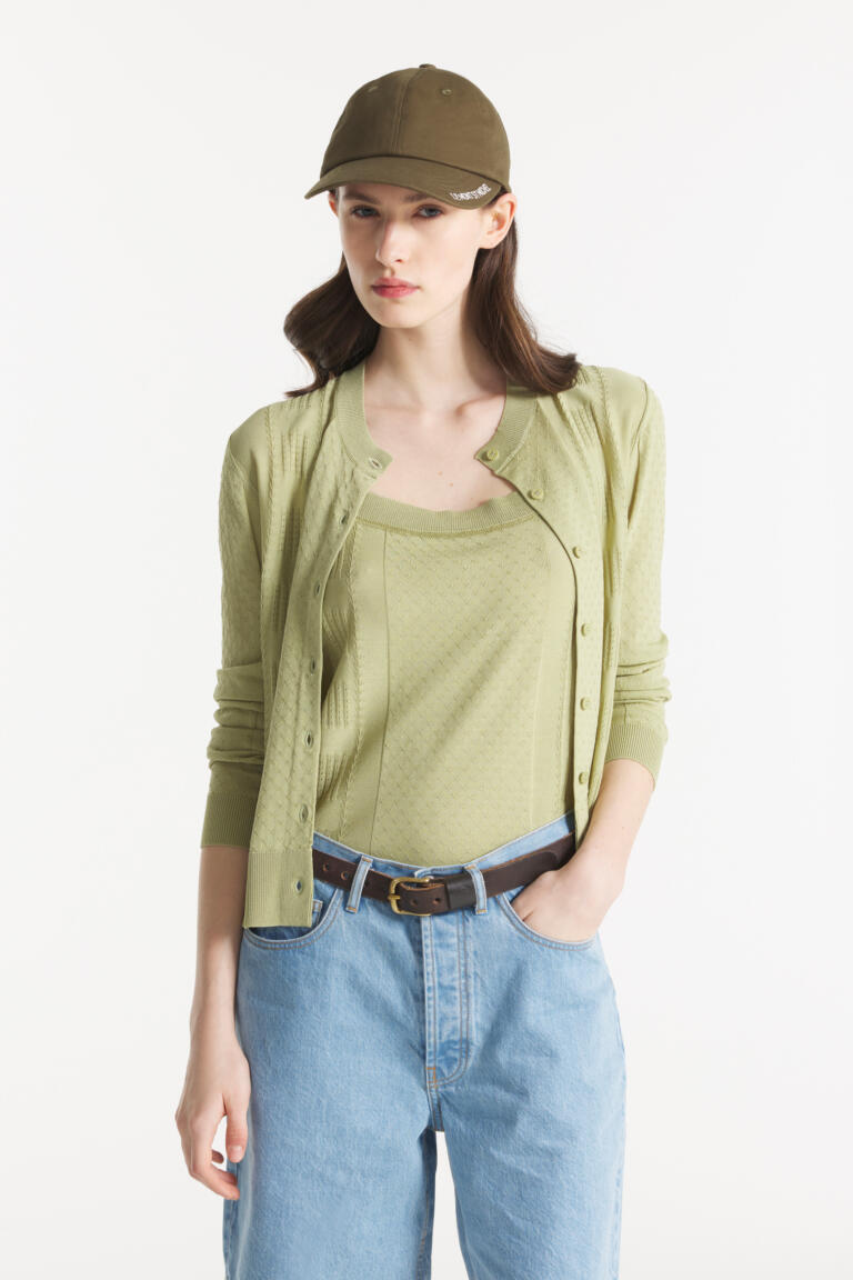 GRESSY - CARDIGAN - KAKI, seconde vue