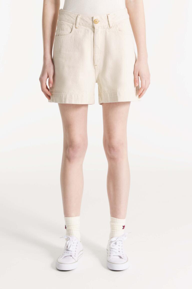 PIVOR - SHORT EN DENIM - ECRU