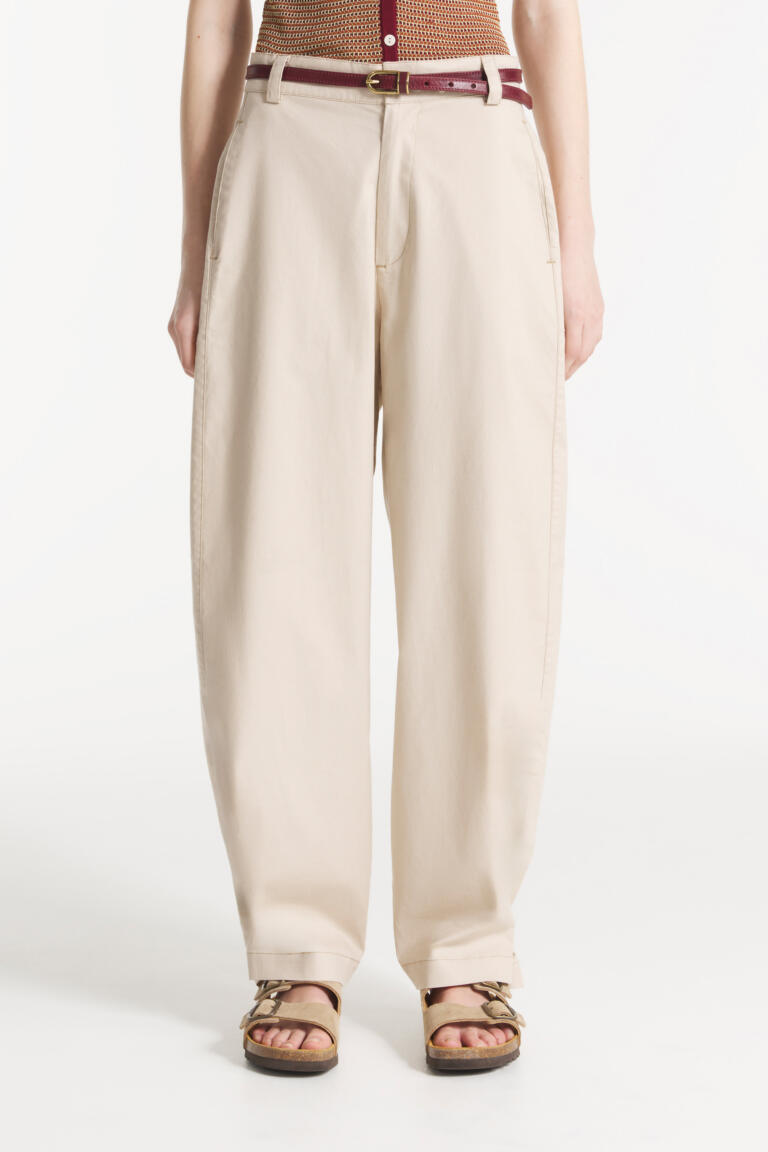 PERNETTE - PANTALON BARREL - BEIGE, seconde vue